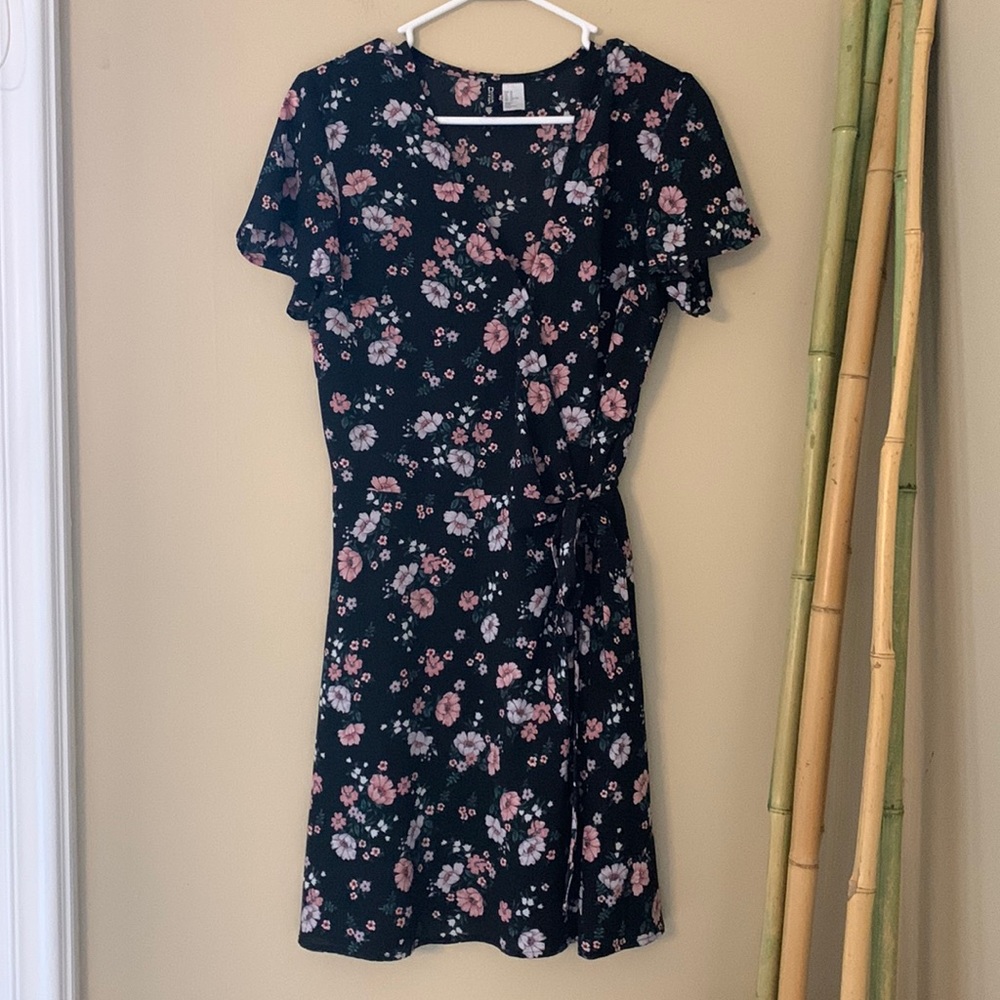4 for $30 Floral Wrap Style Dress